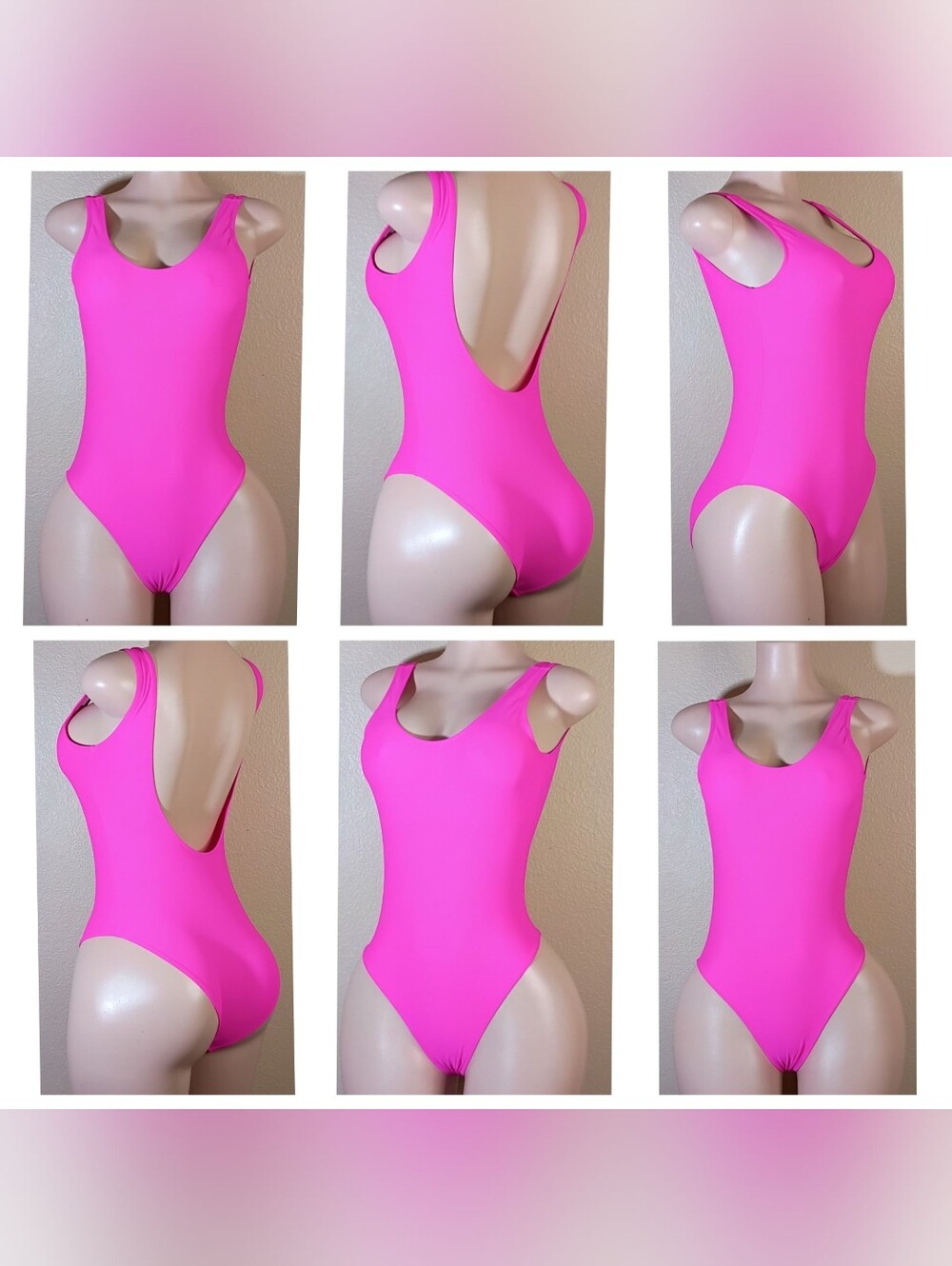 Hot Pink One-Piece Swimsuit